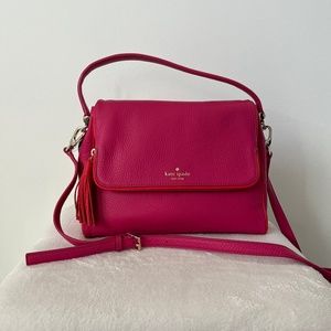 Kate Spade Purse with Top Handle & Removable Crossbody Strap in Pink
